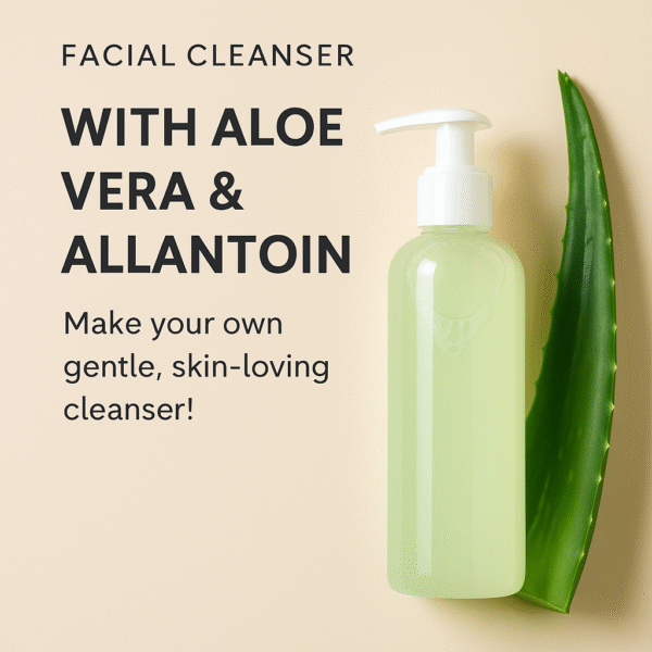 CALMING AND SOOTHING FACIAL CLEANSER WITH ALOE VERA AND ALLANTOIN FORMULA