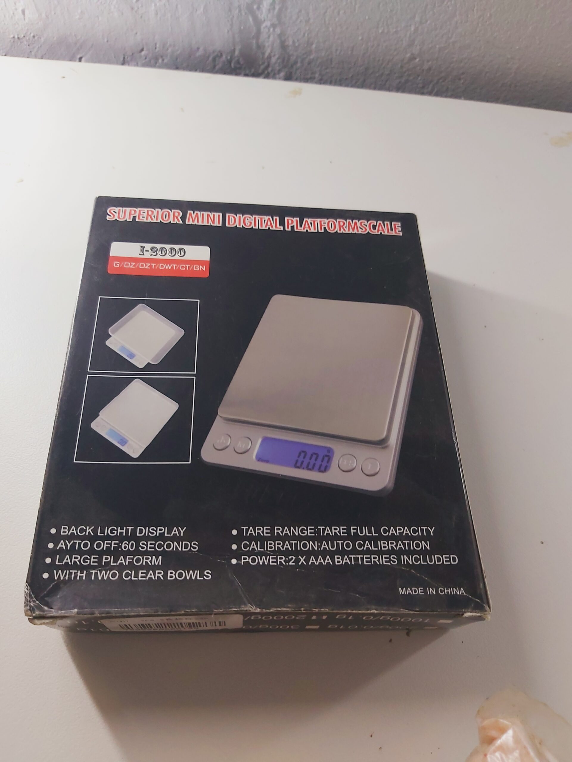 DIGITAL SCALE, 0.1g(1000g)